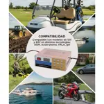 Cargador De Batería Para Auto Gadnic AV300 Mantenedor 12v - 24v Corte Automático Inteligente