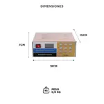 Cargador De Batería Para Auto Gadnic AV300 Mantenedor 12v - 24v Corte Automático Inteligente