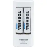 Cargador de Pilas Toshiba TNHC-6GME2 CB USB +2 Pilas AA Ni-MH 2000mAh