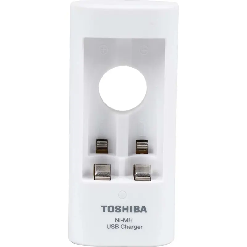 Cargador de Pilas Toshiba TNHC 6GME2 CB USB +2 Pilas AA Ni MH 2000mAh