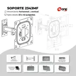 SOP 2343MF LED 23A43" UNIV MOV H/V AV ONE