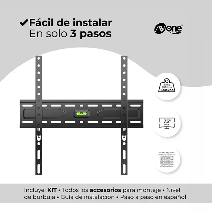 SOP TV 3275F 32A75 UNIV FIJO AV ONE