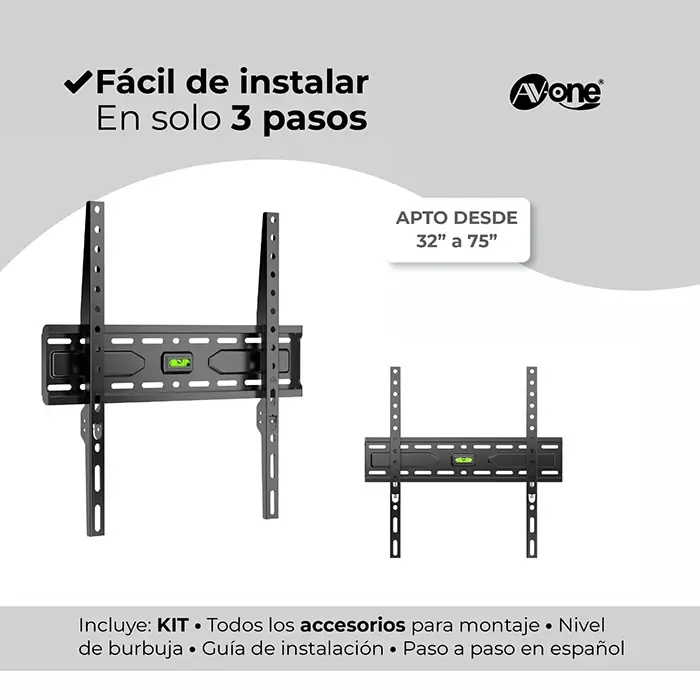 SOP TV 3275F 32A75 UNIV FIJO AV ONE