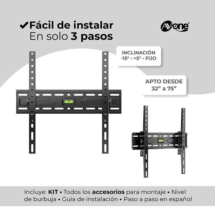 SOP 3275M LED 32A75 UNIV AJUS VERT AV ONE
