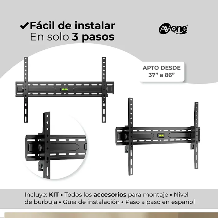 SOP 3786M LED 37A86 UNIV AJUS VERT AV ONE