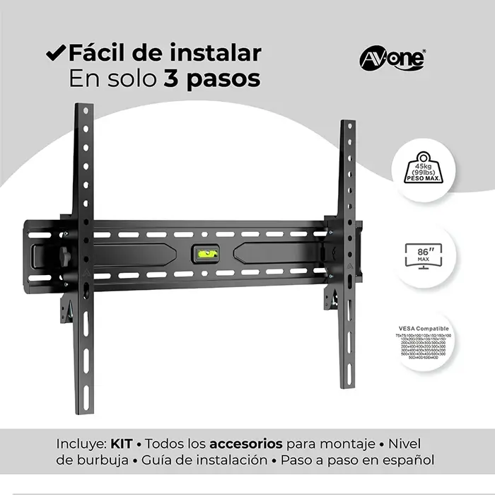 SOP 3786M LED 37A86 UNIV AJUS VERT AV ONE