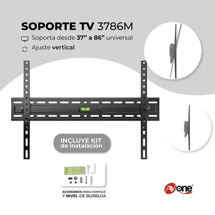 SOP 3786M LED 37A86 UNIV AJUS VERT AV ONE