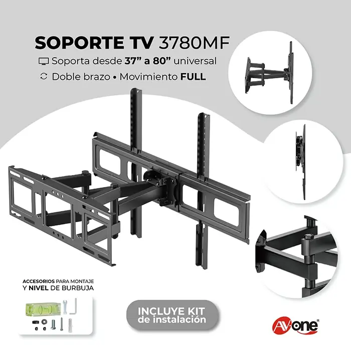 SOP 3780MF LED 37A86 UNIV MOV H/V AV ONE