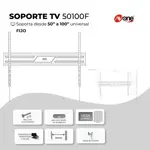 SOP 50100F LED 50A100" UNIV FIJO H/75KG AV ONE