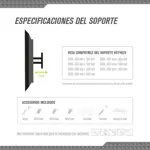 Soporte Para Tv 26 32 42 43 49 50 55 Fijo Tagwood HSTV82S