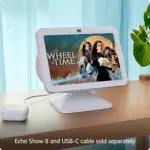 Soporte para Echo Show 8 (3.ª generación) con puerto de carga USB-C