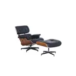 Sillon Eames Miller Reclinable Microfibra Apoyapiés Oficina