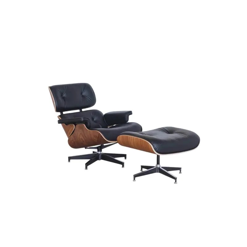 Sillon Eames Miller Reclinable Microfibra Apoyapiés Oficina