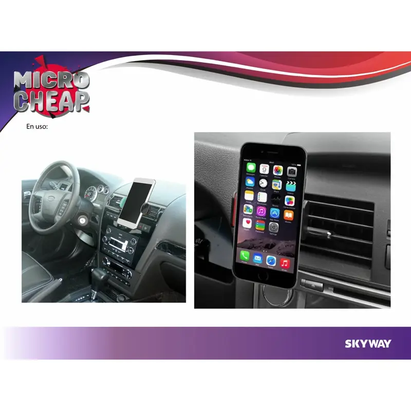 Soporte Celular Auto para Aire Acondicionado Rejilla Premium