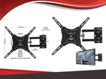 Soporte de pared para TV 14 a 55 pulgadas brazo movil