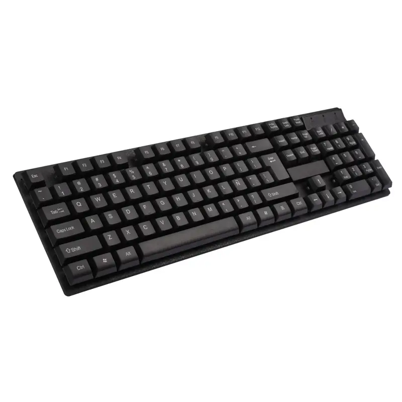 Teclado Negro Anti Salpicaduras | Desktop By | Español