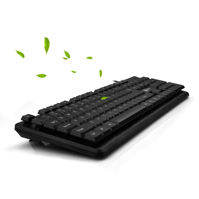 Teclado Negro Anti Salpicaduras | Desktop By | Español
