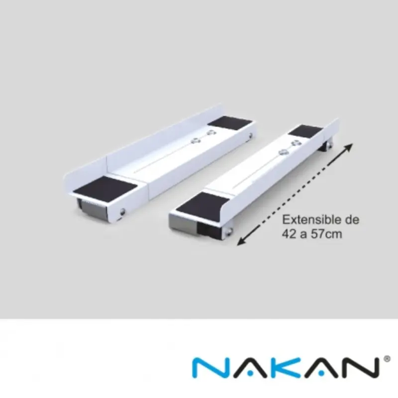 carrito extensible para heladera, freezer o lavarropa sh 800 nakan