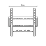 Soporte TV Fijo Nakan SPL484F de 32