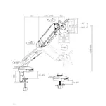 Soporte de Escritorio para Monitor Onebox OB-LCD12UM 17 a 32