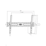 Soporte con Inclinacion Onebox OB-I37 37” a 86