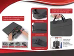 Funda Maletin Para Notebook 15.6 Pulgadas Con Manija - Negro