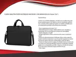 Funda Maletin Para Notebook 15.6 Pulgadas Con Manija - Negro
