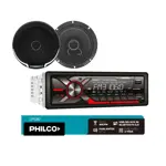 Philco Cps90 Combo Stereo + Speaker Am/fm Bt Mp 50w Power!