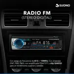 Estéreo para Auto Suono Digital Bluetooth USB Mp3 FM Control