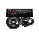 Combo Pioneer Estereo 235 + Parlantes 6.5 1634