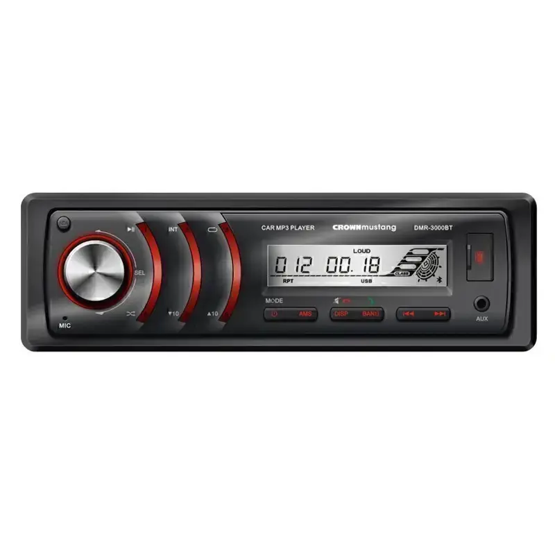 Autoestereo Crown Mustang Mp3 USB/SD Aux 52W DMR 3000BT