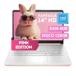 Notebook Pink Hp Stream Intel N150 4gb Ram 128gb Ufs 14" Rosa