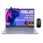 Notebook Asus GAMER Core Ultra 7 155H 16gb Ram 4TB 3K OLED Azul