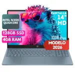 Notebook Hp Pavilion Intel N200 128gb Ufs 4gb Ram 15,6 Win11 Blue 