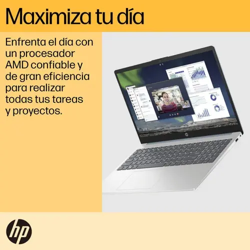 Notebook Hp 15 fc0235la Amd Ryzen 3 512gb Ssd 8gb Ram Win11 Azul Claro