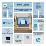 Notebook Hp 14" Amd Athlon 7120u 4gb Ram Ddr4 128gb Ssd