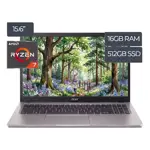 Notebook Acer Aspire Go 15 con AMD Ryzen 7 16GB RAM 512GB SSD