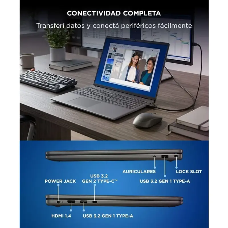 Notebook Dell 16” FHD IPS AMD Ryzen™ 7 RAM 16 GB SSD 512 GB