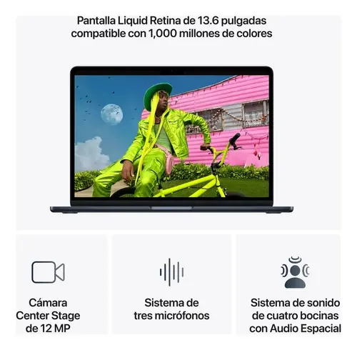 Macbook Air 15 M5 10 Cpu 10 Gpu 16 Ram 512gb Medianoche