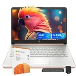 Laptop HP Stream 14" Intel Celeron N4120 4GB 224GB Dorado
