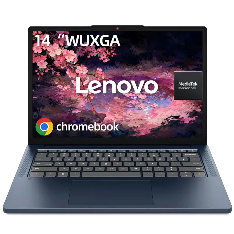 Chromebook Lenovo 14 MediaTek Kompanio, 8?GB RAM, 64?GB almacenamiento