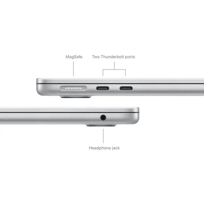 Laptop reacondicionado Apple MacBook Air 2024 M3 13 8 GB 256 GB plata