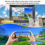 Marco de fotos digital Uhale de 10.1 pulgadas WiFi HD 1280x800 IPS