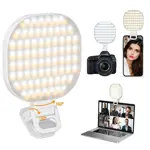 Luz LED Portátil para Selfies y Videoconferencias white
