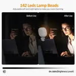 Luz LED Portátil para Selfies y Videoconferencias white