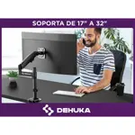 Soporte Para Monitor Brazo Ajustable Dehuka Giratorio De 17 A 32 Pulgadas