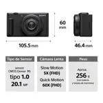 Camara Digital Sony ZV-1F Vlogger 4k
