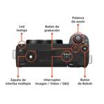 Camara Digital Mirrorless Full Frame ZV-E1 Vlogger 4K