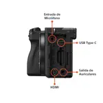 Cámara Digital Mirrorless Vlogger Sony APS-C ZV-E10 + Lente Kit 16-50mm II