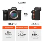 Cámara Digital Mirrorless Sony ILCE-7M3M A7III + Lente 28-70mm II